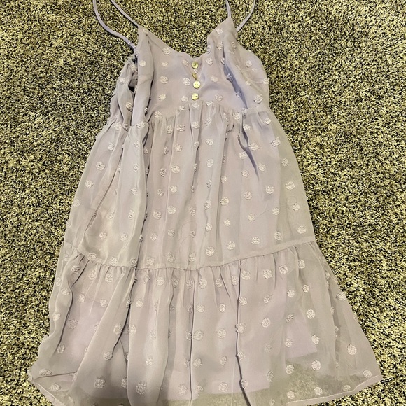 Pink lily purple spring time dress - Picture 2 of 2